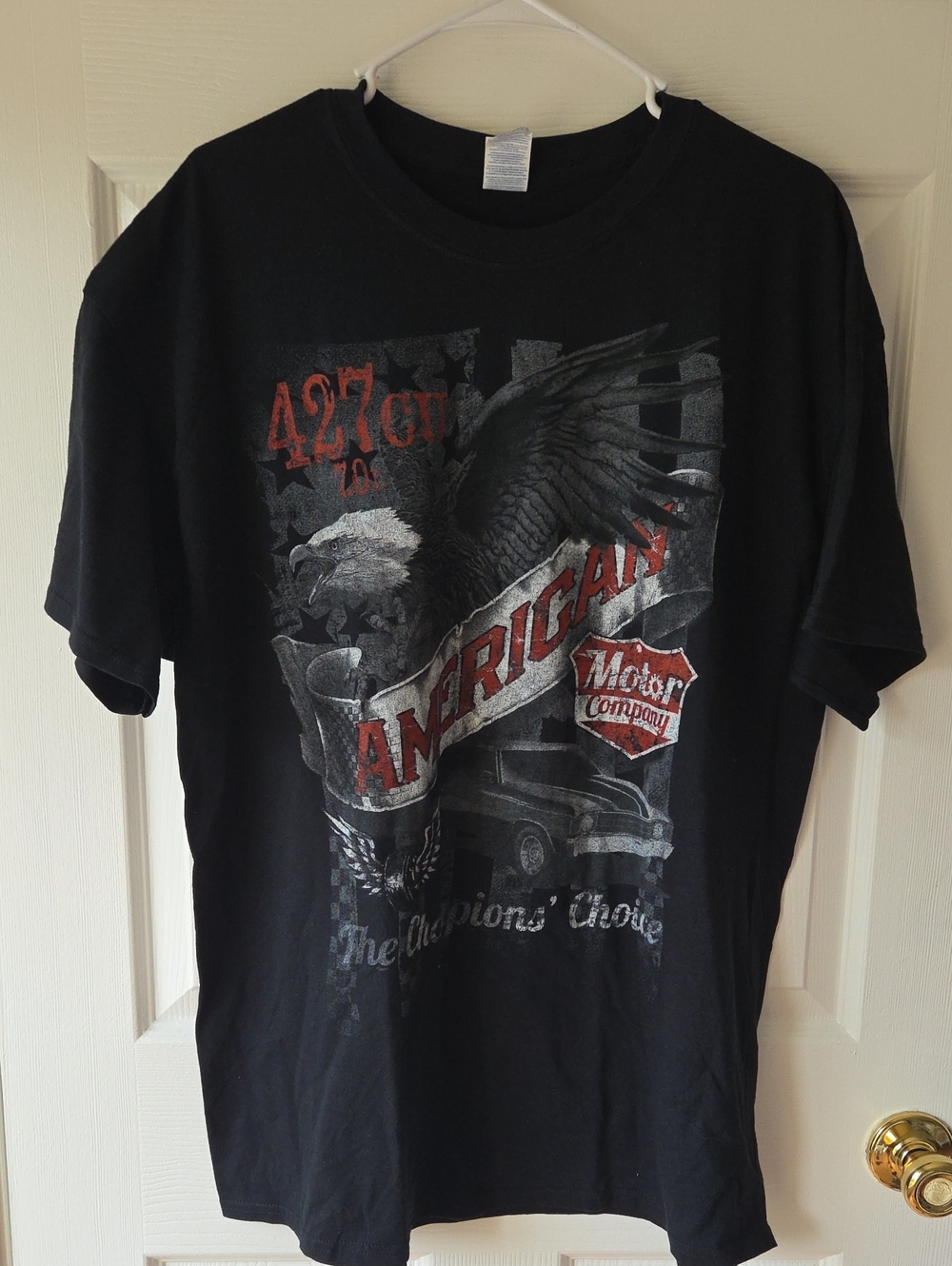 American Motor Company Graphic Tshirt XL 427 CU Retro Auto Moto Motor Biker